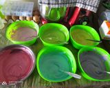 Foto langkah ke 4 dari resep Rainbow cake putih telur.