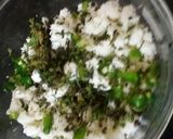 A picture of step 1 of Paneer cheese paratha.