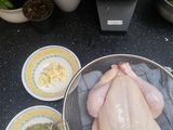 ไก่ทั้งตัวอบด้วยหม้อทอดไร้น้ำมัน