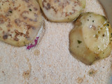 Milanesas de zapallito italiano 🥒 y berenjena 🍆