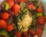 Foto del paso 3 de la receta: TARTA DE 🍅TOMATES🍅CHERRYS🍅🤗🎊🤩👏🍅👏🍅