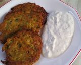 Foto del paso 4 de la receta: Tortitas de calabacín y atún (sin huevo)