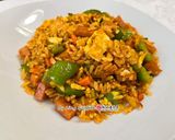 泰式紅咖哩炒飯的食譜步驟4照片