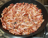 Foto del paso 3 de la receta: Espaguetis con tomate al crocante de bacon