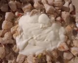 Foto del paso 3 de la receta: Pechuga de pollo con crema y verdeo!