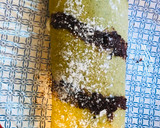 Foto del paso 4 de la receta: Brazo de té Matcha con nata y chocolate negro