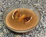 Foto del paso 3 de la receta: Arroz con leche de chocolate y naranja sanguina