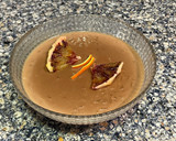 Foto del paso 3 de la receta: Arroz con leche de chocolate y naranja sanguina