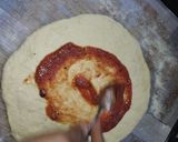A picture of step 3 of My homemade pizza 1😍.