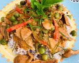 รูปขั้นตอนการทำที่ 3 ของ ข้าวราดแกงแพนงหมู