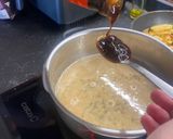 Foto del paso 5 de la receta: Udon cremosos de cerdo, cebolla y calabacín
