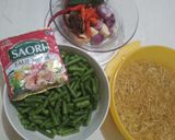 Foto langkah ke 2 dari resep Tumis Cumi Asin Kacang Panjang.