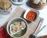 Foto langkah ke 10 dari resep Sup bakso tahu kukus dengan pangsit dan somay.