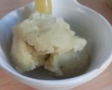 A picture of step 8 of Green grapes sorbet.