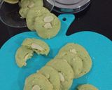 Foto langkah ke 5 dari resep Almond Matcha Cookies.