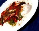A picture of step 9 of Steamed Dahi Bhalle.