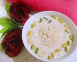 A picture of step 6 of Kheer puri.