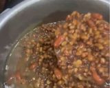 A picture of step 4 of Dal Makhani.