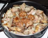 Foto del paso 8 de la receta: Radichio con carne cocida o con albóndigas