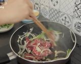牛肉炒義大利麵Beef Fried Spaghetti的食譜步驟5照片