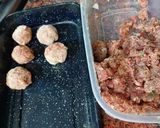 Foto del paso 3 de la receta: Albóndigas de carne en freidora de aire con puré de papas
