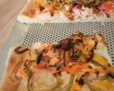 Une image de l'étape 5 de Pizza au saumon et poivrons au Cook Expert.