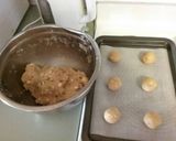 A picture of step 5 of choc chip cookies.