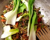 A picture of step 2 of My Hoisen Duck with stir fry veg. 💚.