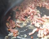 Une image de l'étape 2 de Pommes de terre façon carbonara en cocotte 🙂.