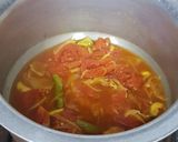 A picture of step 1 of Chicken palak.