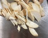 香蔥嫩雞胸炒杏鮑菇的食譜步驟1照片