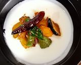 A picture of step 6 of Kashmiri Raita.
