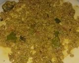 A picture of step 3 of Qeema paratha.
