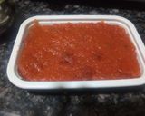 A picture of step 6 of Apple pulp burfi.