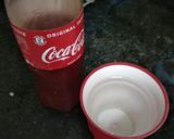 A picture of step 1 of Tricolor drink..