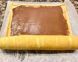 Foto del paso 7 de la receta: Brazo de gitano relleno con queso mascarpone y Nutella