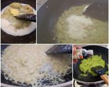A picture of step 4 of Instant Colorful halwa laddus.