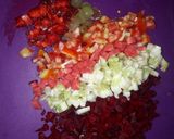 A picture of step 1 of Mix Veg fruit salad.