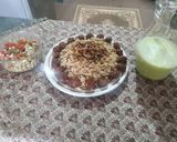 عکس مرحله 3 از دستور رشته پلو و ماش با کوفته + فالوده طالبی