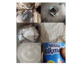 A picture of step 1 of Tender coconut kheer.