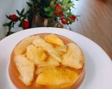 Hình bước làm 6 của món Flan mix Trái cây-Milo sữa