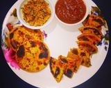 गोभी भरवा पराठे चटनी(gobhi parathe chutney recipe in hindi) रेसिपी चरण 8 फोटो