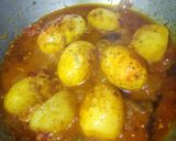 A picture of step 5 of Duck egg curry.