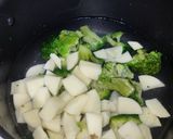 ब्रोकली सूप (Broccoli soup recipe in hindi) रेसिपी चरण 2 फोटो