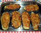 Foto del paso 11 de la receta Berenjenas con jamón, lomo de cerdo con verduras y Bechamel