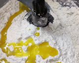 A picture of step 6 of Fried Modak.