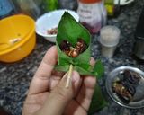 A picture of step 4 of Dates paan bites.