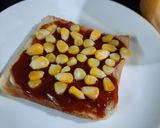 A picture of step 1 of Cheesy toast.