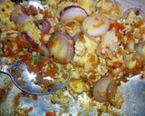 A picture of step 7 of Chinese fried rice.