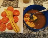 Foto del paso 2 de la receta Churrasco o costillar de cerdo con patatas al ajo y orégano al horno o en Airfryer